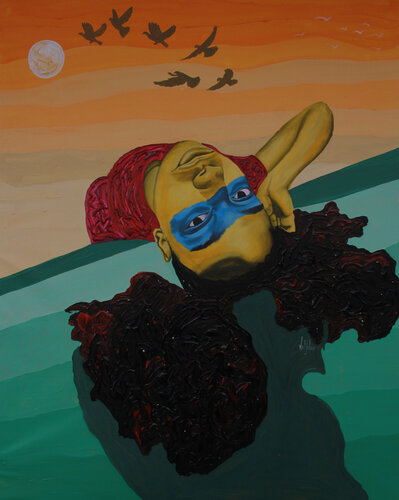 Soul of a dreamer by Theophilus Tetteh, 회화 for Sale on Singulart
