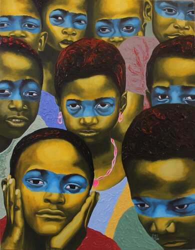 Unique curiosity 2 by Theophilus Tetteh, Painting for Sale on Singulart