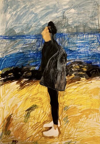 Berzdorfer See de Brüder Peter & Arkadi Martyniuk, Obra en papel a la venta en Singulart