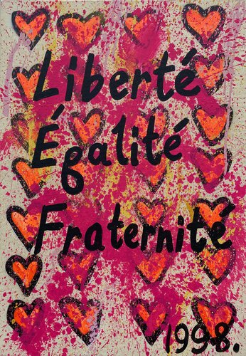 Liberté. Égalité. Fraternité von Brüder Peter & Arkadi Martyniuk, Malerei kaufen auf Singulart