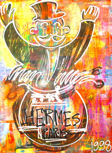 Commerzbank Monopoly Man de Brüder Peter & Arkadi Martyniuk, Pintura a la venta en Singulart