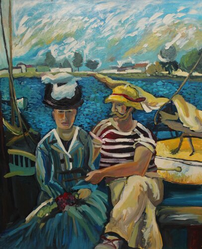 Petro Martyniuk Original Artwork on Canvas ( Born in 1998 Nikolajev Ukraine, Graduate of Warsaw Academy of Fine Arts 2019 - 2024 ) Ukraine - Poland - Germany - Lithuania by Brüder Peter & Arkadi Martyniuk, Painting for Sale on Singulart