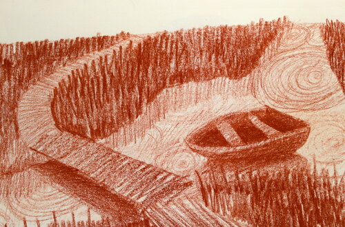 Berzdorfer See par Brüder Peter & Arkadi Martyniuk, Œuvre sur papier en vente sur Singulart