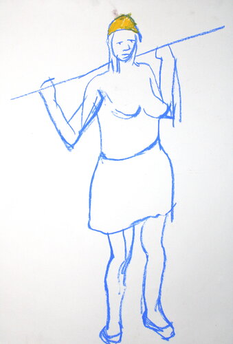 Blue Composition von Brüder Peter & Arkadi Martyniuk, Zeichnungen kaufen auf Singulart