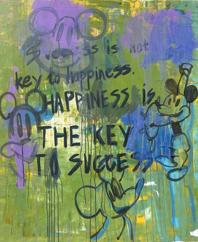 Happiness is the key to success von Brüder Peter & Arkadi Martyniuk, Malerei kaufen auf Singulart