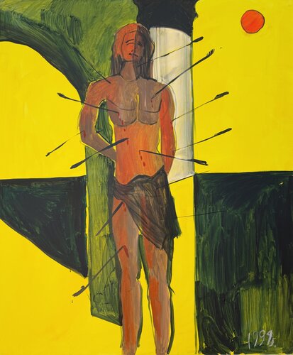 Святой Себастьян de Brüder Peter & Arkadi Martyniuk, Pintura a la venta en Singulart