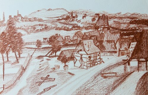 Вид на Лейпциг by Brüder Peter & Arkadi Martyniuk, Painting for Sale on Singulart