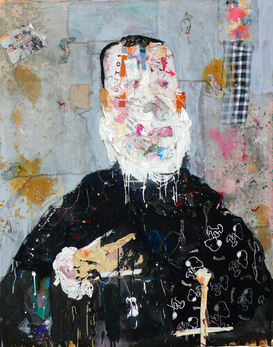 EL GRECO (versión).Caballero de la mano en el pecho. von Jesús BARBEITO, Malerei kaufen auf Singulart