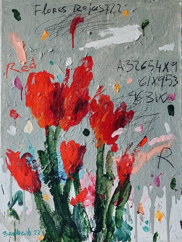FLORES von Jesús BARBEITO, Malerei kaufen auf Singulart
