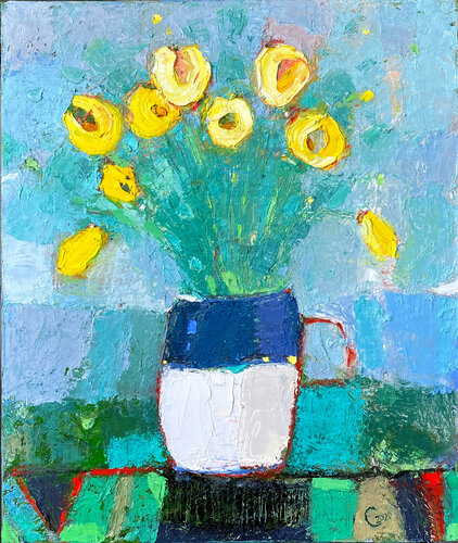 Flowers di Dmitry Syrov, Pittura in vendita su Singulart