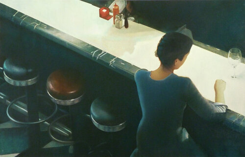Des mots dans l'eau by Charlie Bobo, Painting for Sale on Singulart