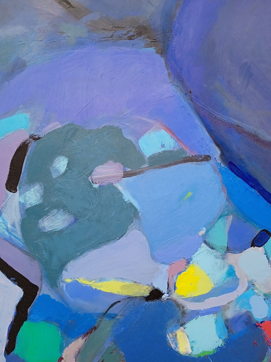 Midnight Oasis by Elena Shraibman (2022) Painting Oil on Canvas