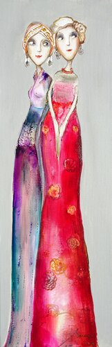 Madame Rosa et Lilith di Sniege, Pittura in vendita su Singulart