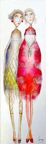 Madame Eliane et Catherine di Sniege, Pittura in vendita su Singulart