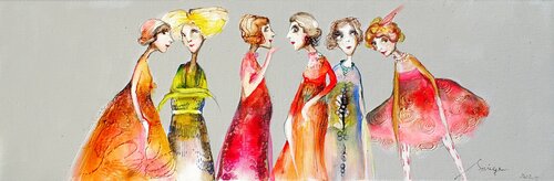 Festin   1923 by Sniege, 油畫 for Sale on Singulart