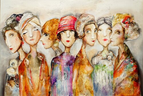 Chuchotements II di Sniege, Pittura in vendita su Singulart