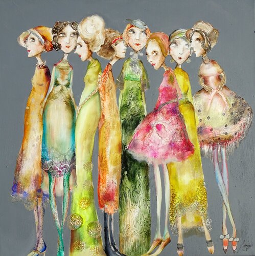 Elegant evening  II di Sniege, Pittura in vendita su Singulart