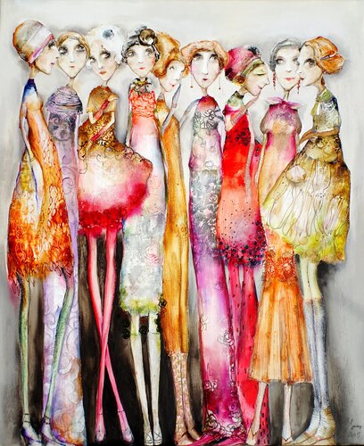 Graces IV by Sniege, Painting for Sale on Singulart
