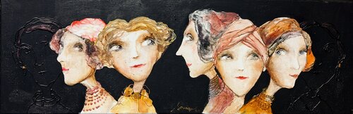 Copinage 1938 di Sniege, Pittura in vendita su Singulart