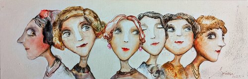 Copinage 1926 by Sniege, Painting for Sale on Singulart