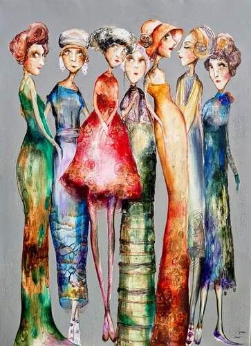 Graces VI by Sniege, Painting for Sale on Singulart