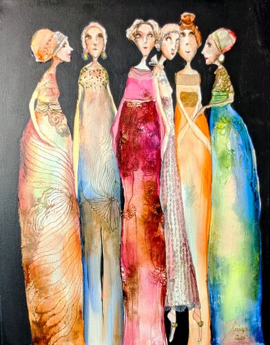 Miniatures Boston by Sniege, 油畫 for Sale on Singulart