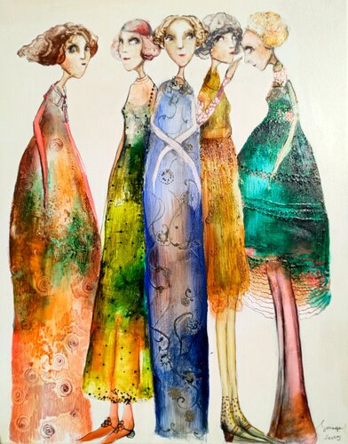 Miniatures Lombardia by Sniege, Painting for Sale on Singulart