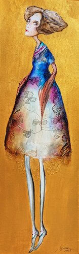 Madame  Gabrielle by Sniege, Painting for Sale on Singulart