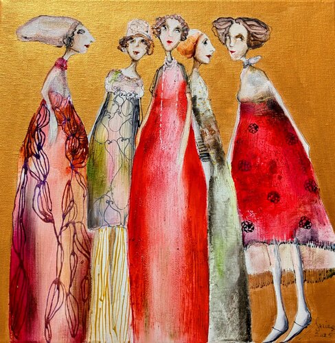 Miniatures  Cannes by Sniege, 油畫 for Sale on Singulart