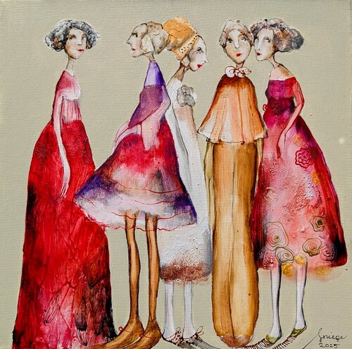 Miniatures  Rennes di Sniege, Pittura in vendita su Singulart