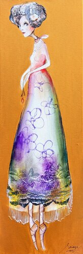 Madame  Babette by Sniege, 油畫 for Sale on Singulart