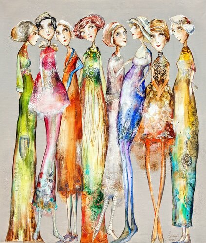 Grâces VII by Sniege, Painting for Sale on Singulart