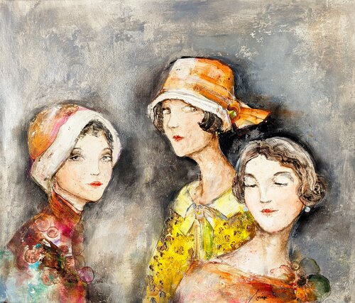 Vaudeville by Sniege, 油畫 for Sale on Singulart