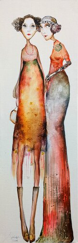 Mesdames    Stéphanie et Lola di Sniege, Pittura in vendita su Singulart