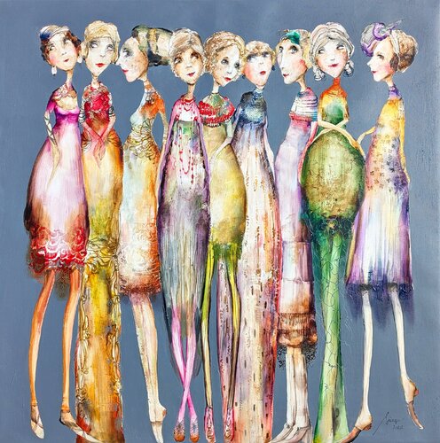 Whispering VI by Sniege, 油畫 for Sale on Singulart
