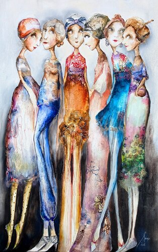 Belle promenade matinale van Sniege, Schilderij te koop op Singulart