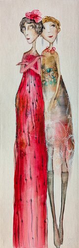 Mesdames  Olga et Claire van Sniege, Schilderij te koop op Singulart