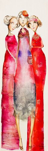 Madame  Ines, Vida et Sybille di Sniege, Pittura in vendita su Singulart
