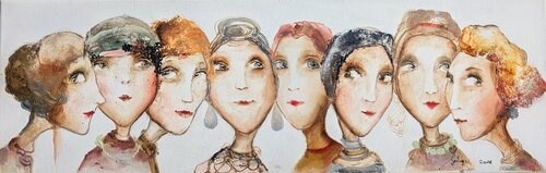 Copinage 1916 by Sniege, Painting for Sale on Singulart