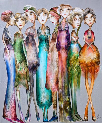 Spring elegance by Sniege, Painting for Sale on Singulart