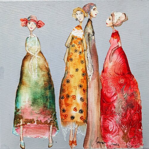Miniatures Milan by Sniege, Painting for Sale on Singulart