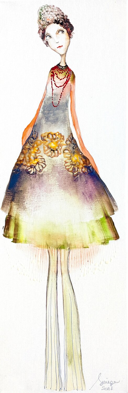 Madame Lilibeth Sniege Original painting for sale