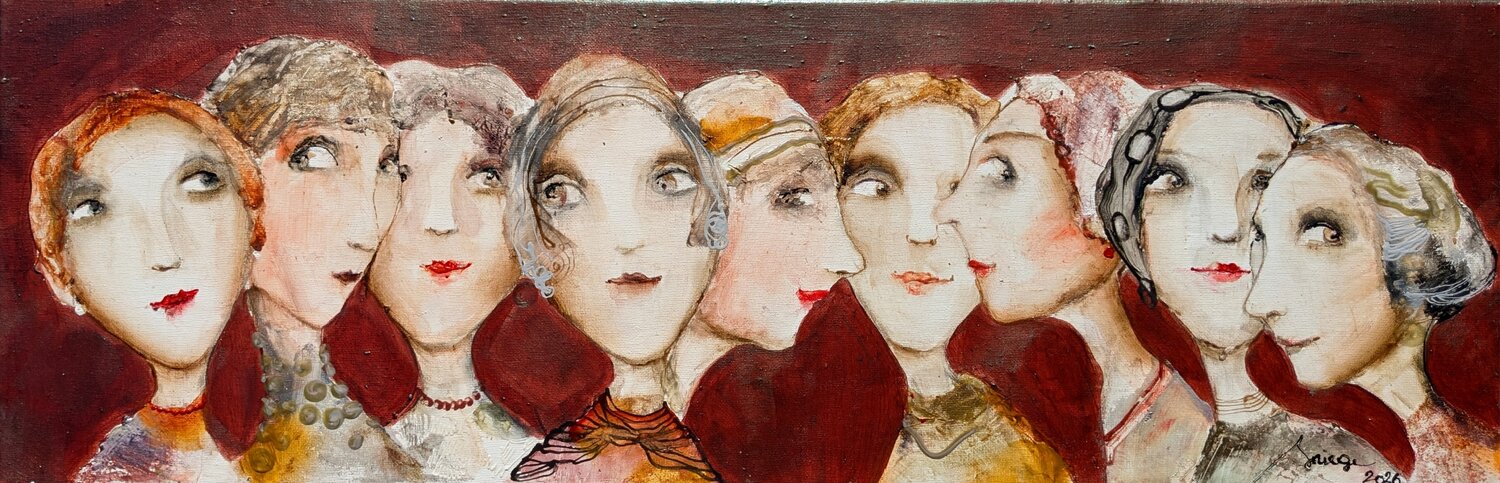 Copinages 1925 Sniege Pintura original en venta