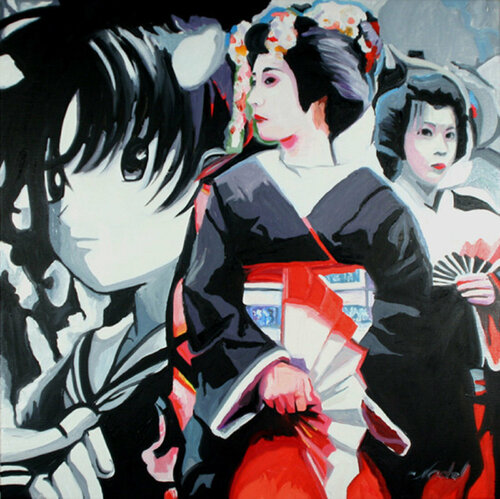 geisga manga 7 van Clothilde Nadel, Schilderij te koop op Singulart