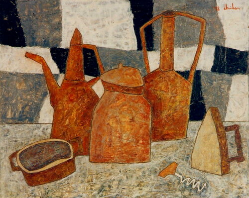 WONDERLAND KITCHEN I van 千佳子 伊藤, Schilderij te koop op Singulart
