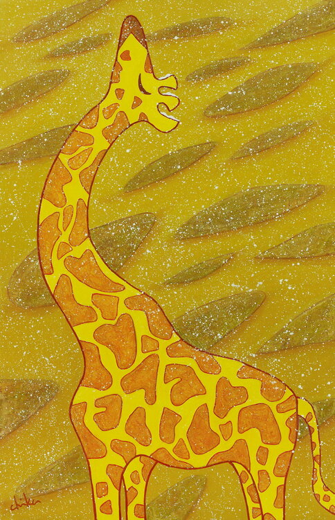 GIRAFFES IN THE SNOW 千佳子 伊藤