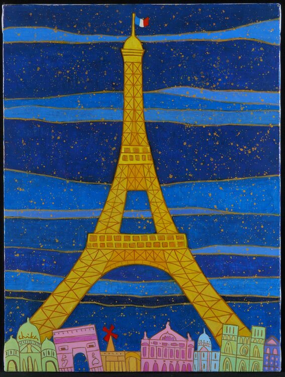 Eiffel Tower in the Starlight 千佳子 伊藤
