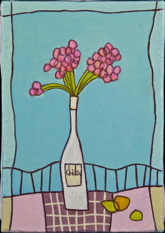FLOWERS BY THE WINDOW I 千佳子 伊藤