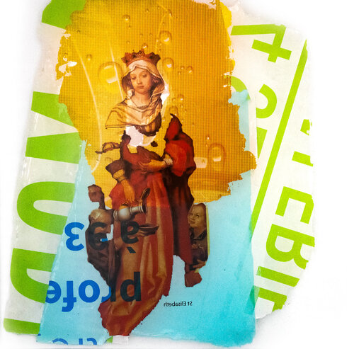 Sainte Elizabeth de Hongrie van Nental, Schilderij te koop op Singulart