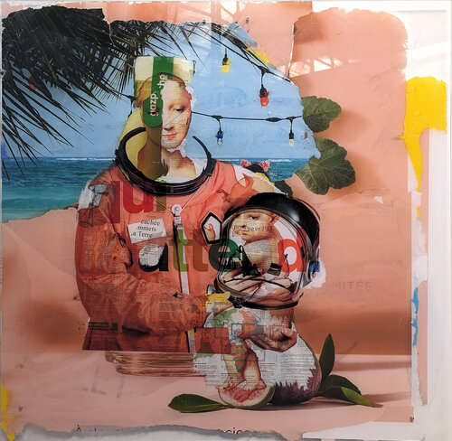 La madone au grand duc d'après Raphaël - COSMO BORDELLO V von Nental, Malerei kaufen auf Singulart